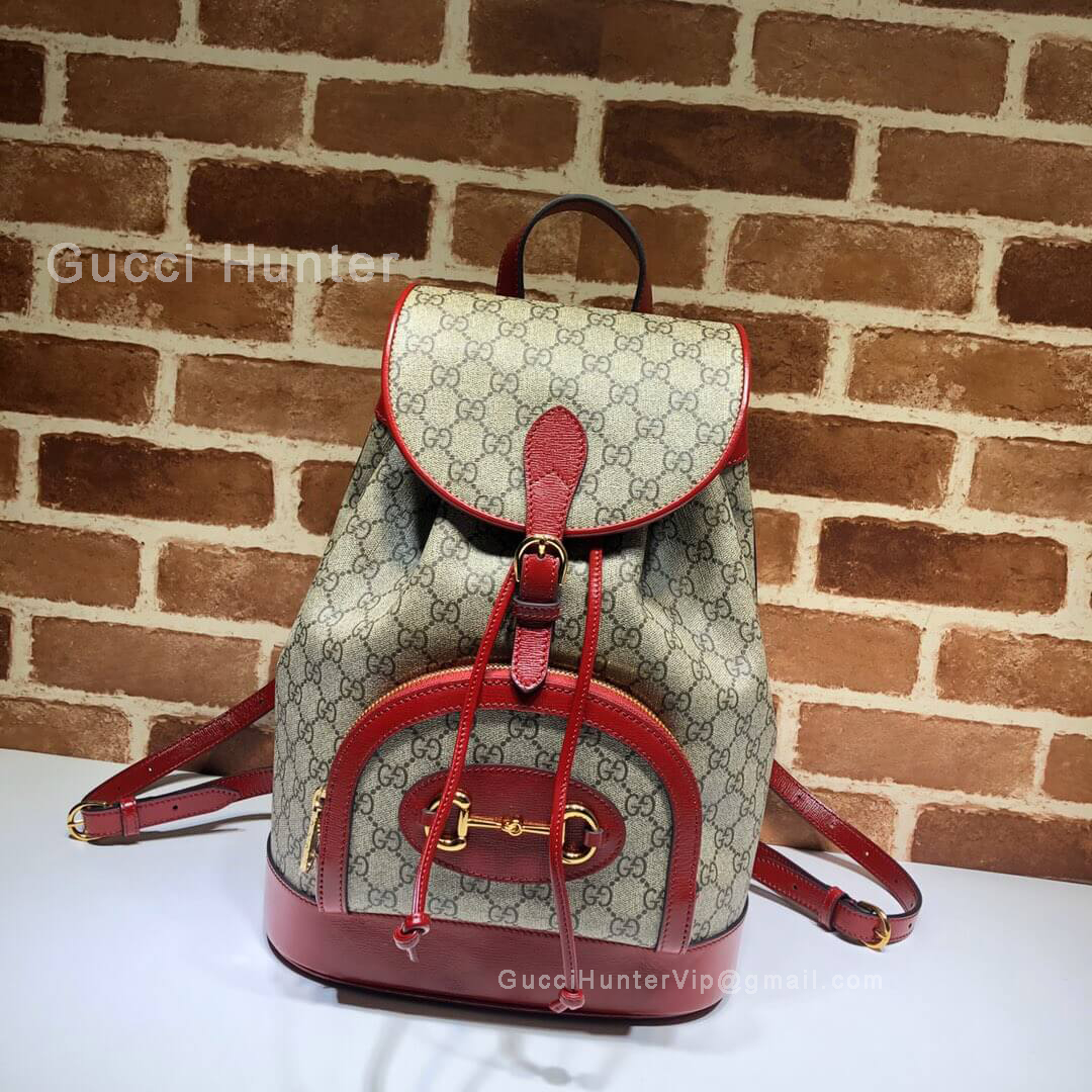 Gucci Horsebit 1955 Backpack Red 620849